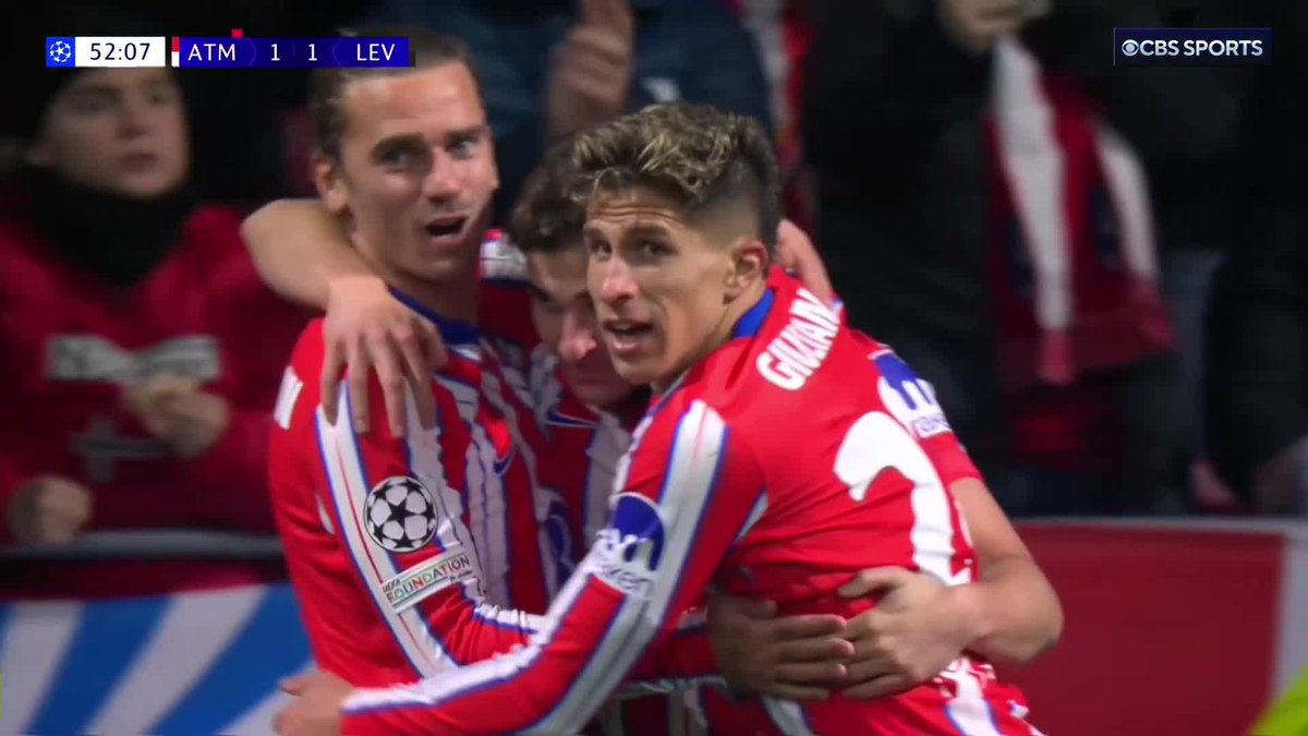 A stunning solo goal from Julián Alvarez to get 10-man Atletico back on level terms 😤