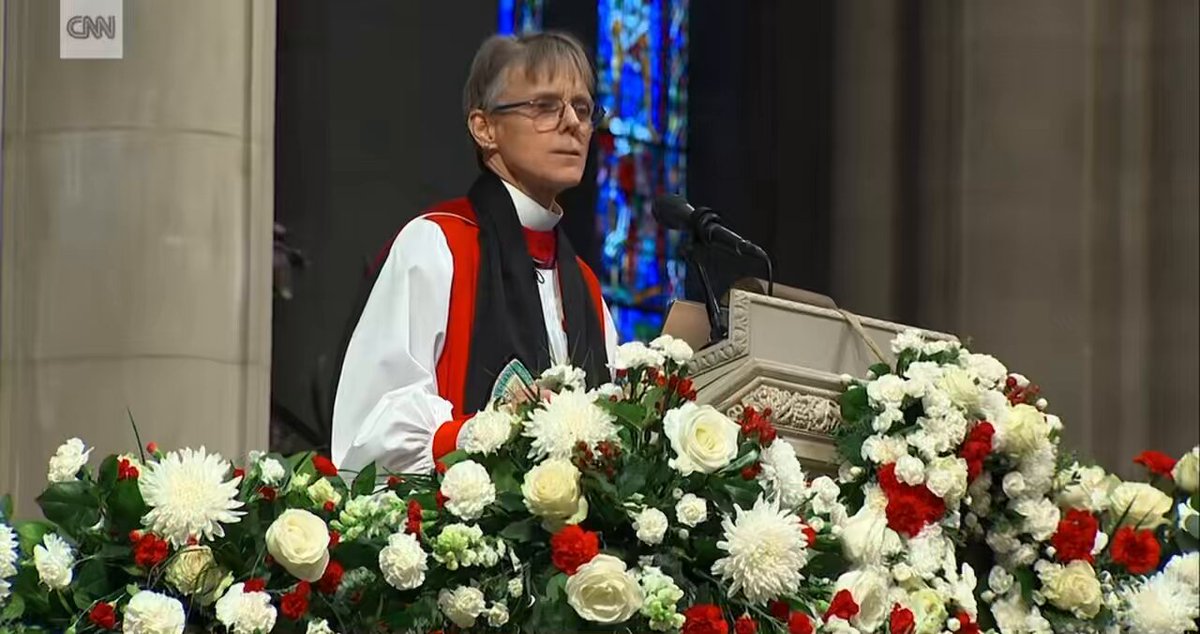 Jesus did not call women to be priests or bishops. He certainly didn’t call lesbians to lead churches. Bishop Mariann Edgar Budde, (a woman and a lesbian), provides a perfect reason why Jesus made this decision. She dares to lecture President Trump and Vice President Vance on the issue of the immorality of the LBGTQKOOK+ and transgender communities and the criminality of illegal immigrants. EVERY illegal immigrant in America is a criminal. Believe it. For the Republic! Cheers.