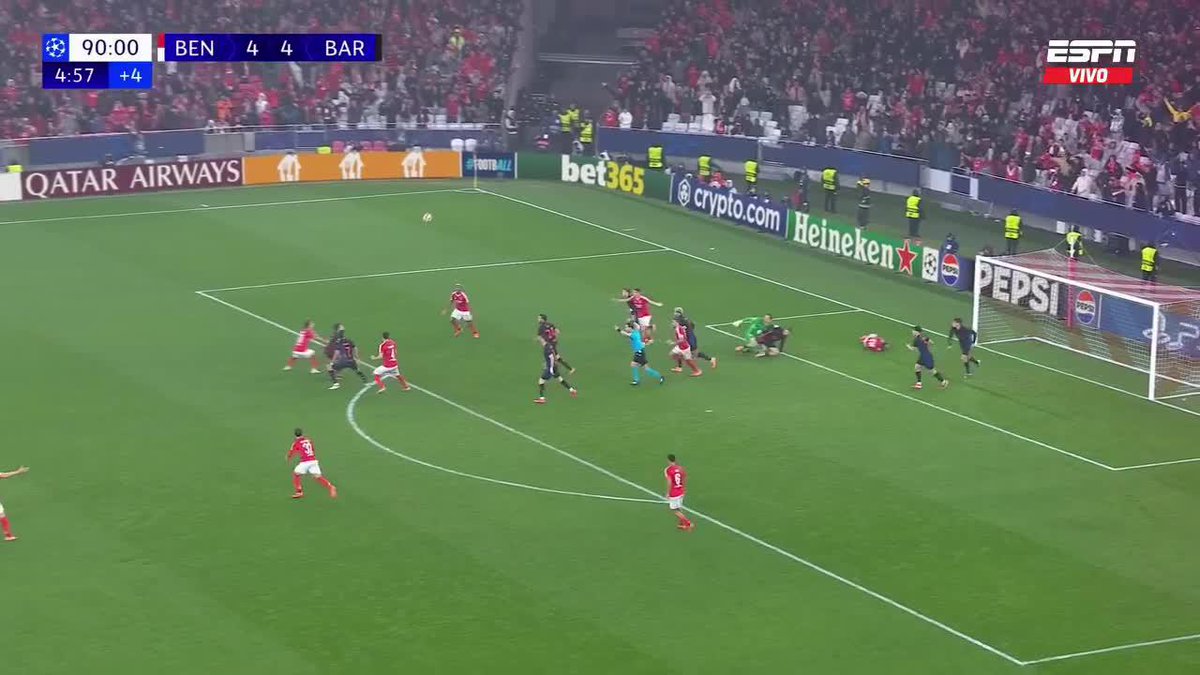 BENFICA 4-5 BARCELONA: ¡¡RAPHINHA!! 📺 Mirá la #UCL por #DisneyPlus
