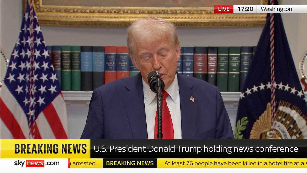 "We're going to have an even better second term". On his first full day in office, US President Donald Trump says he's going to do things that people will be "shocked at" as he unveils a $500bn AI infrastructure investment, 📺 Sky 501, Virgin 602