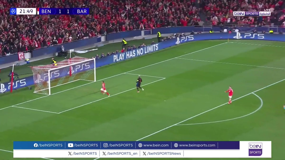 🟣🎥 تقرير خاص | بلغ برشلونة ثمن نهائي دوري أبطال أوروبا بفوزه القاتل على مستضيفه بنفيكا 5 - 4 المباراة كانت مثيرة وشهدت عودةَ برشلونة من التأخر 2 - 4 🎙️تقرير | يوسف سهيلي