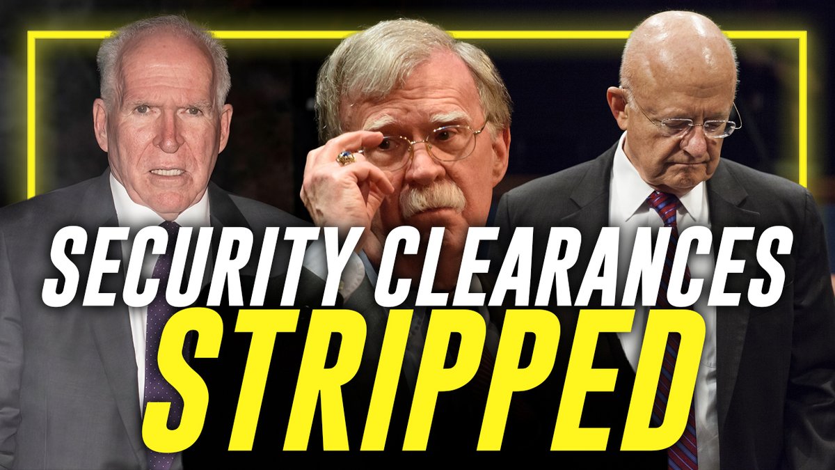 BREAKING: Trump Makes Good On His Promise To Purge The Deep State: 51 Spy Agency Swamp Rats Have Been Stripped Of Their Security Clearances And, A Criminal Investigation Has Been Launched Into Their Anti-American Activities » LIVE X STREAM: