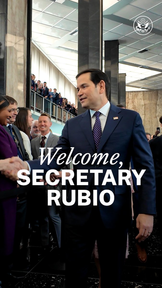 Welcome to the State Department, Secretary Rubio.