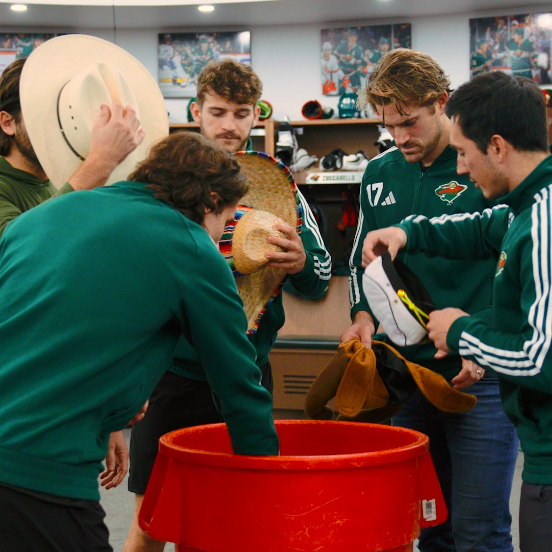 We’ve always wondered where all the hats went! 🧢👒🎩 #mnwild x Not Weird. Wild.