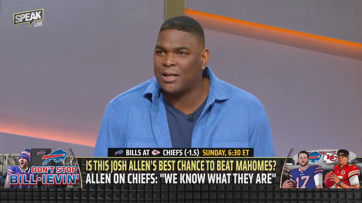 .Keyshawn Johnson: Josh Allen can't beat Kansas City in the playoffs.