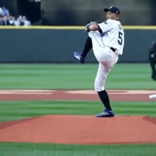 Fun fact 51yr old Ichiro holds the record of Fastest Ceremonial First Pitch Ever at 94mph. My goat.