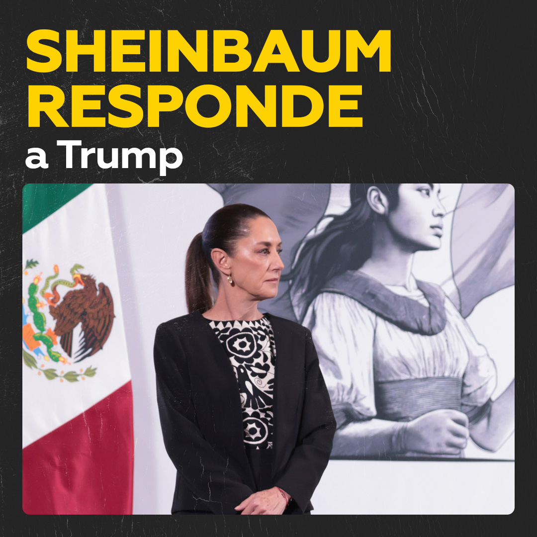 🇲🇽🇺🇸 La presidenta de México, Claudia Sheinbaum, reafirma su compromiso de proteger al país tras los comentarios de Trump durante su toma de posesión. En cuanto al renombramiento del golfo de México, aclaró que la medida solo aplica a la plataforma continental de EE.UU.