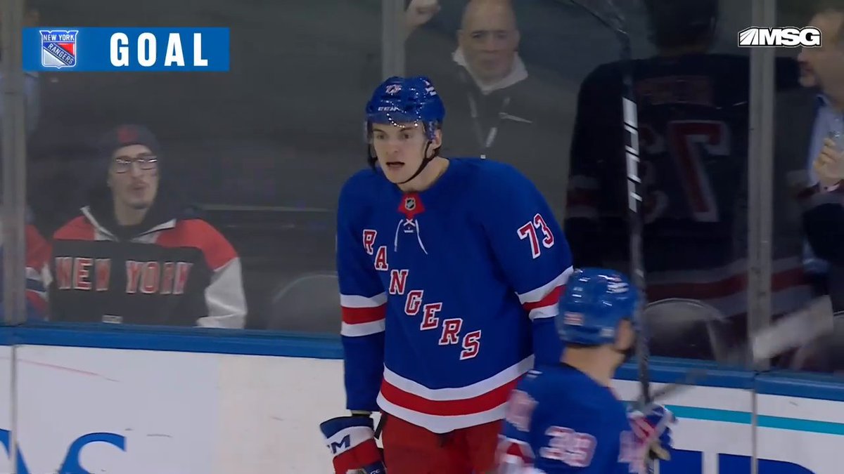 Matt Rempe‼️ He finds the back of the net and extends the lead for the New York Rangers!