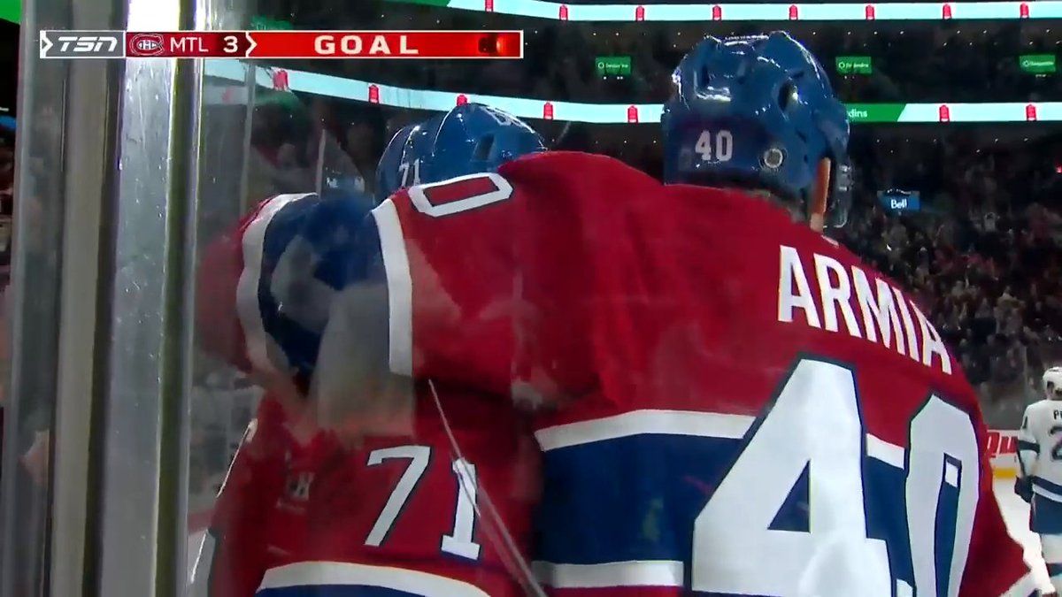 Jake Evans scores the game winner for the Canadiens Montréal with only 2:15 remaining! 🙌