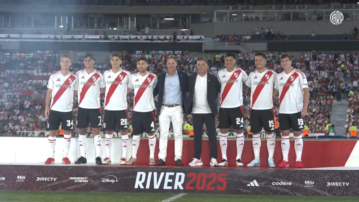 🎥 Presentación de refuerzos en casa. #River2025 🤍❤️🤍