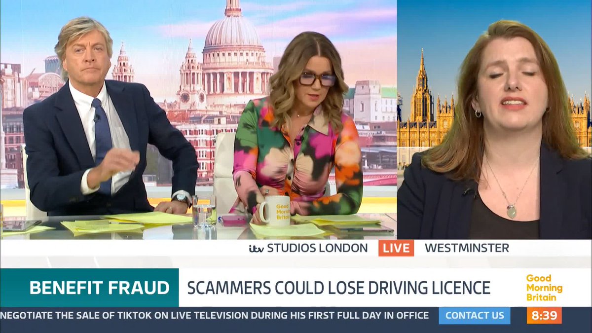 'Are you reassessing people's PIP payments?' Susanna Reid and Richard question employment minister Alison McGovern over the possibility of cutting disability and incapacity payments.
