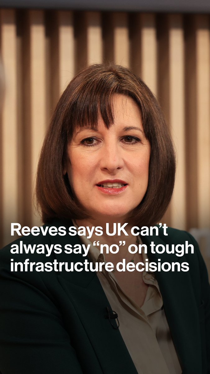 UK Chancellor of the Exchequer Rachel Reeves said “the answer can’t always be no” when it comes to approving major planning decisions, in the latest indication Labour will push ahead with controversial projects including Heathrow's third runway