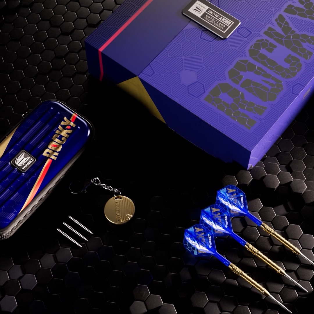 Only 2,500 sets distributed around the World. The Limited Edition Josh Rock darts are a thing of beauty, designed in collaboration with "Rocky" himself. #TeamTarget