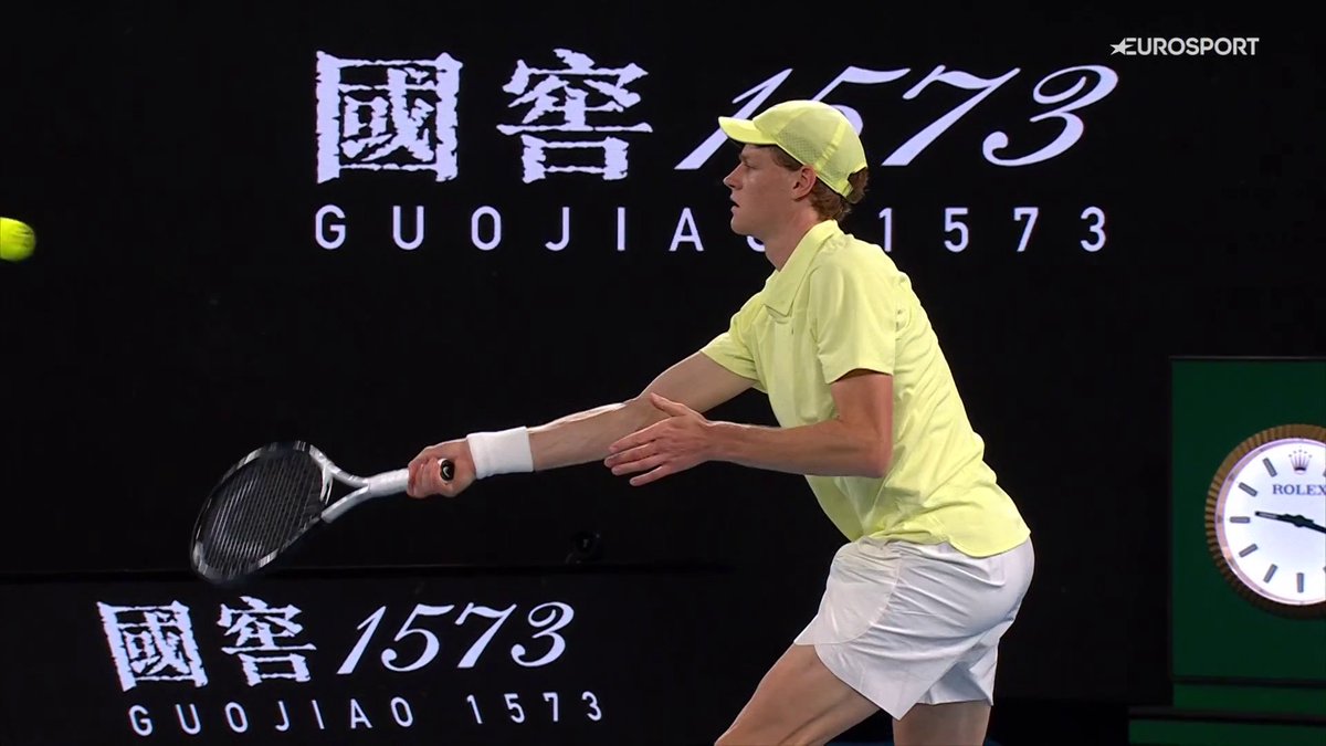 Che morbidezza 🫠 #EurosportTENNIS #Tennis #AusOpen #AO2025 #Sinner