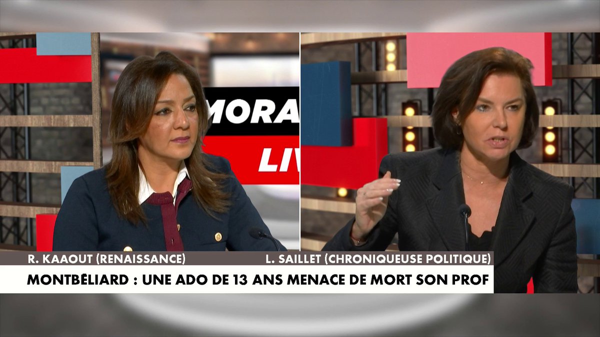 Laurence Sailliet : «On ne se pose jamais la question des enfants de ces islamistes qui sont suivis. On leur inculque à la maison un islam radical, propagé ensuite à l'école», dans #MorandiniLive