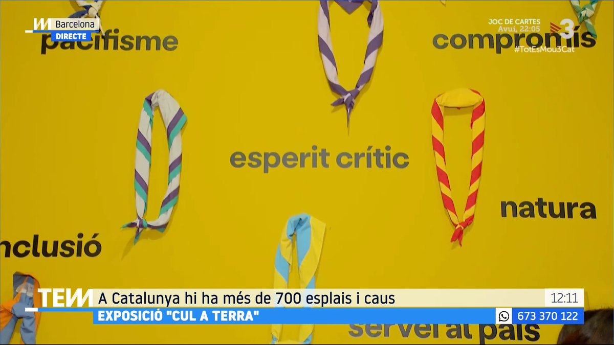 🔴 "Cul a terra", l'exposició sobre caus i esplais com a escoles de ciutadania #TotEsMou3Cat ▶
