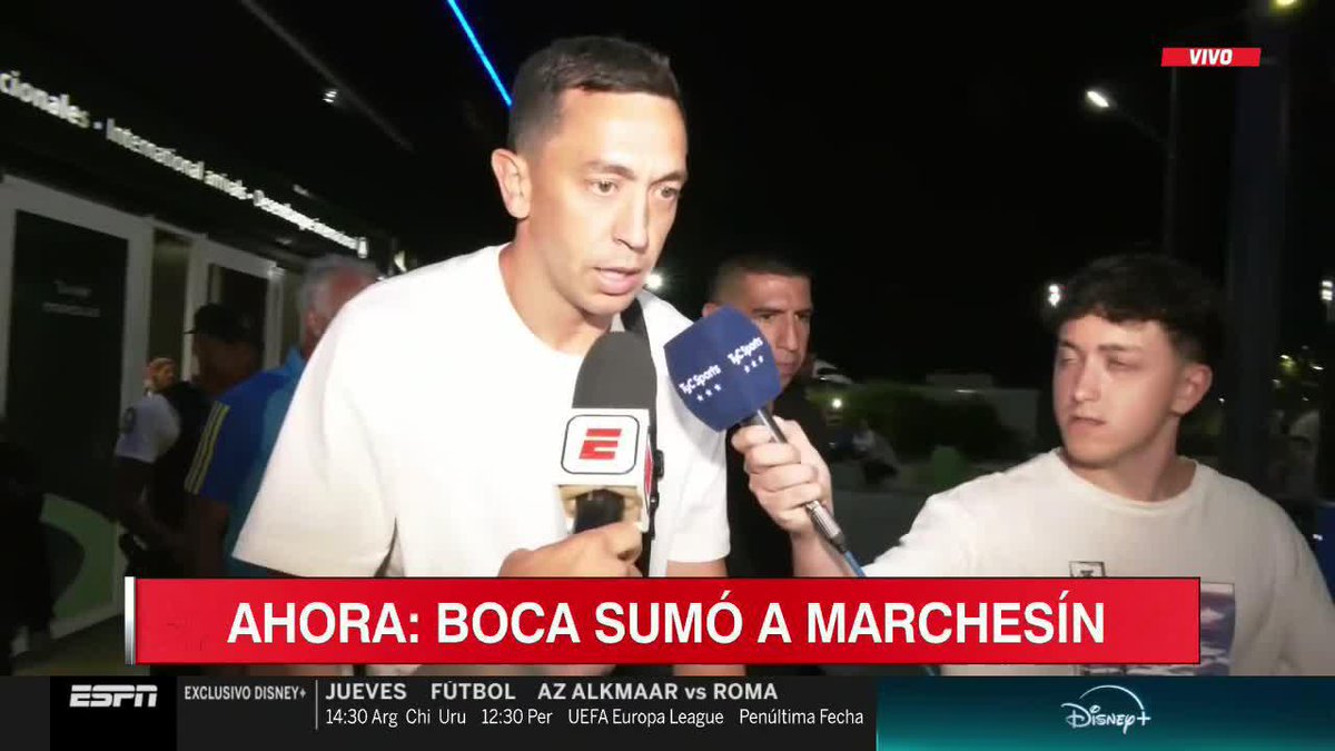 🗣️Agustín #Marchesín en su llegada al país: "Contento, feliz, esperemos que salga todo bien e incorporarme rápidamente al equipo. Es un sueño de mi infancia, personal y familiar, feliz por esta oportunidad. Más adelante hablaremos con #Gago y #Román".