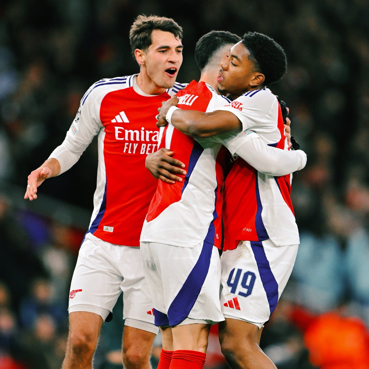 ⏪ Last time out in the Champions League... Saka and Havertz combine as we dispatch Monaco in style 🤩