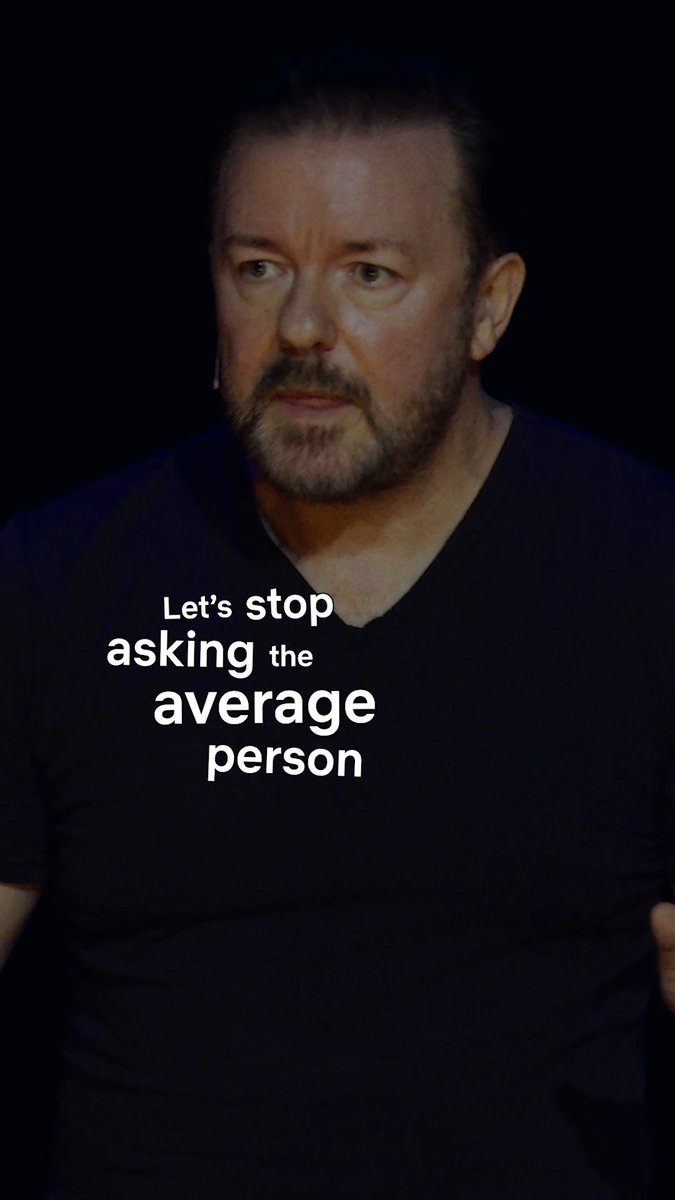everybody has an opinion 🎤 Ricky Gervais: Humanity on Netflix