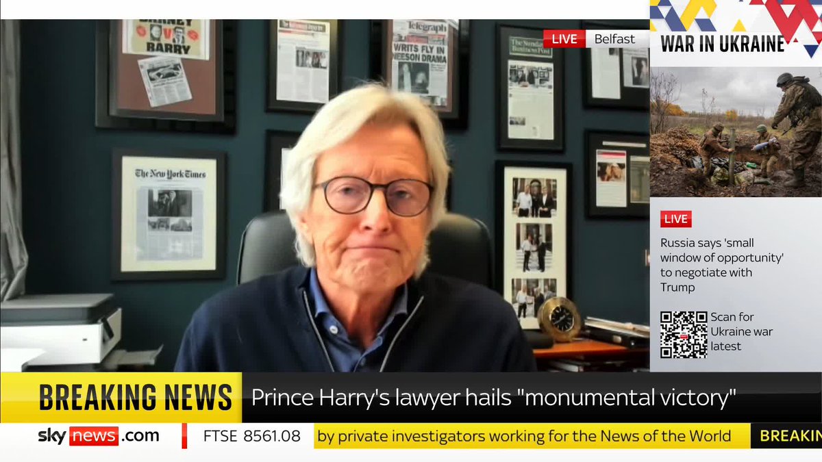 "Prince Harry appears to have got what he was looking for," says Media Lawyer Paul Tweed, noting that 'he was never going to achieve a better outcome in a 10-week hearing' after the Duke settled his case with NGN. 📺 Sky 501