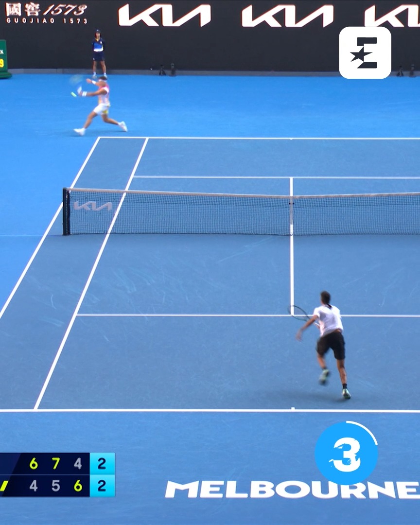 Les trois plus beaux points de Lorenzo Sonego à Melbourne, autrement dit les trois plus beaux points de l'Open d'Australie (et le tout en VO 🇮🇹) #AusOpen