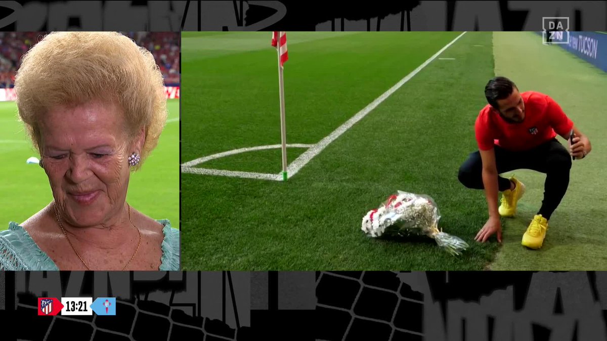 La historia que esconde el ramo de flores que Margarita deja cada día de partido en el Metropolitano 💐🔴⚪
