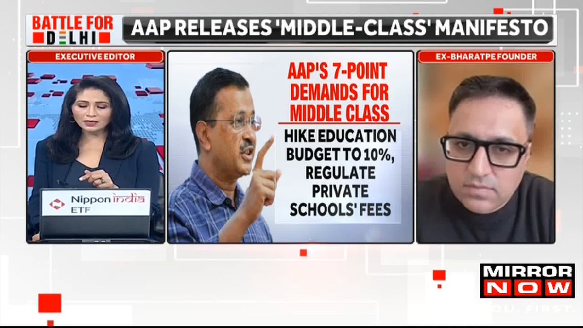 Ashneer Grover #Exclusive Ex-BharatPe founder Ashneer Grover reacts on #ArvindKejriwal's 'middle-class' manifesto Says, "Political parties need to understand whether they want to make India a developed economy or not" #DelhiElection2025 #TheUrbanDebate | Shreya Dhoundial