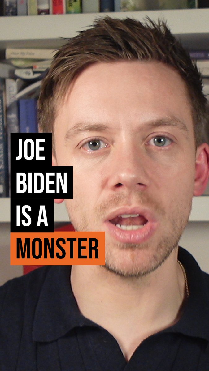 Joe Biden will go down in history as a monster.
