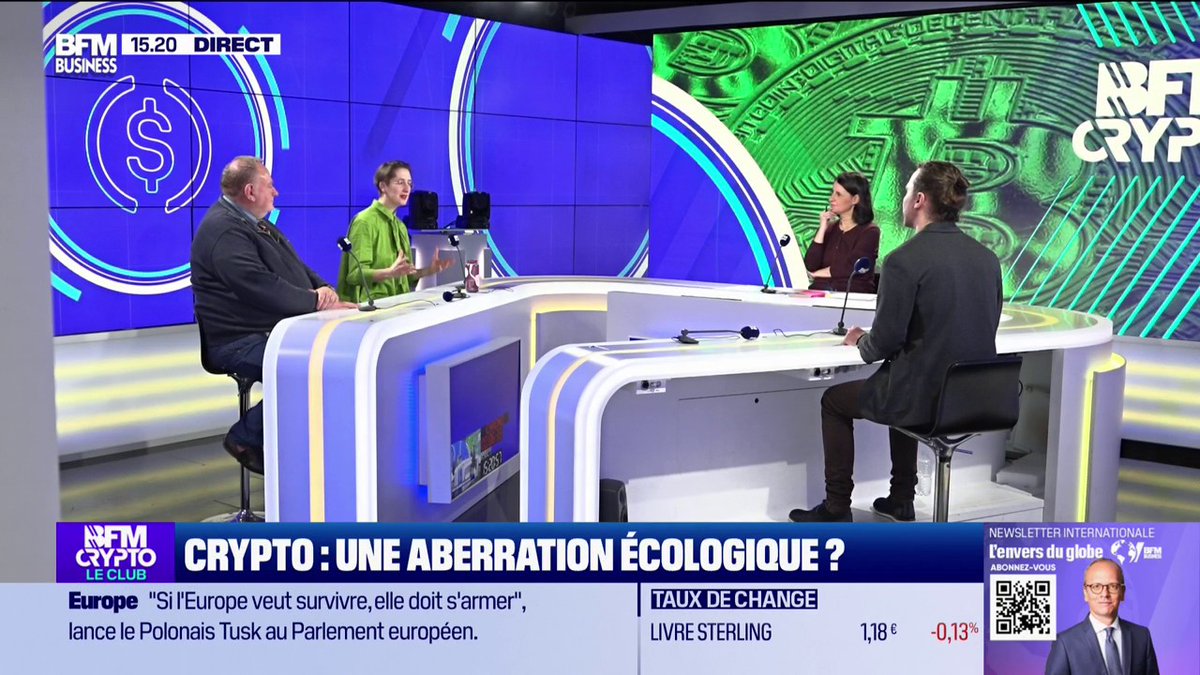 Crypto : une aberration écologique ? 🍃 "Bitcoin est un actif écocide, une gabegie d'énergie est dépensée pour spéculer" 🎙️ Sandra Gandoin 💬 Nastasia Hadjadji