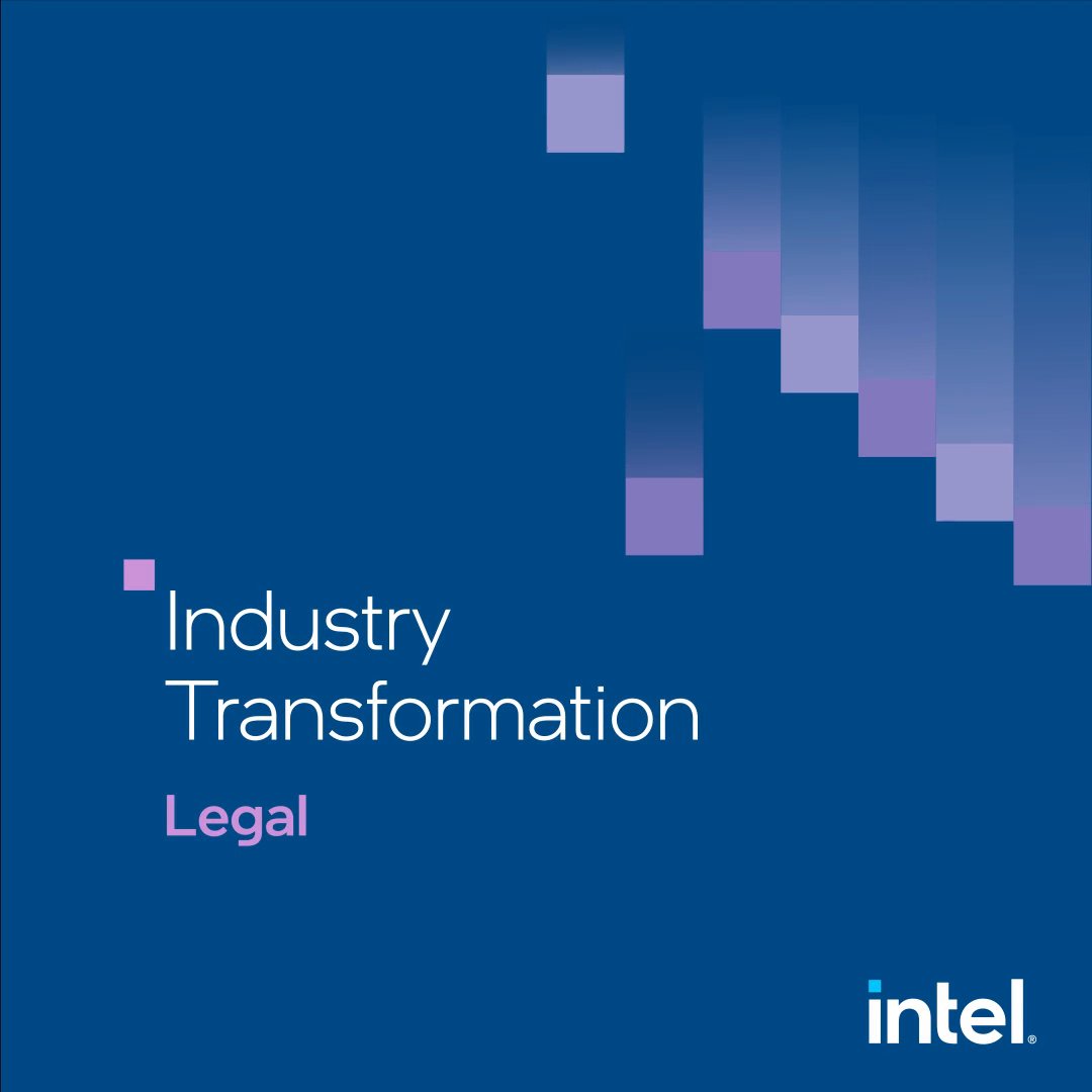 #GenAI makes a rock-solid case for improving lawyer productivity ⚖ Learn about our work with Ropers Majeski, @activeloopai, and a leading system integrator to increase lawyers' productivity by 18.5% with #AI tools. #StartsWithIntel