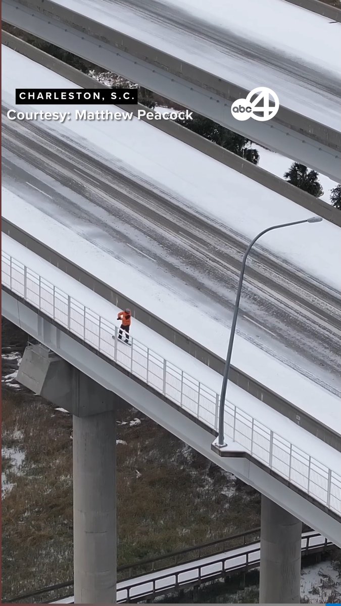 Big mood🏂 ❄️ How are you enjoying the snow, Lowcountry? (Shout out to Matthew Peacock for the dope video.)