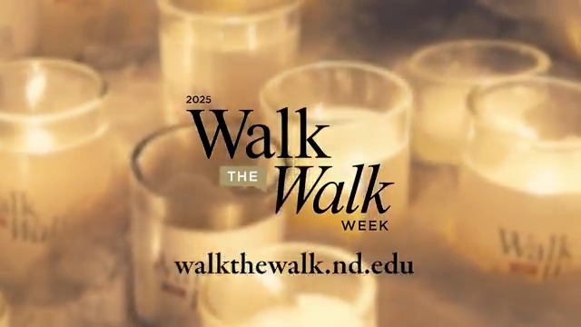 At Notre Dame, our commitment to inclusion, to ensuring that everyone feels that they belong, is at the heart of our mission as a Catholic university. We hope that you'll join us for our annual Walk the Walk Week events beginning next week: