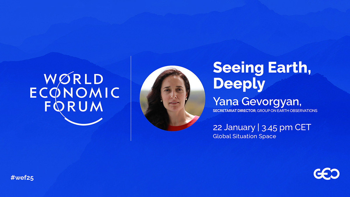 🌍 Planet Earth is in peril. How should we respond? Today at World Economic Forum #WEF25, Yana Gevorgyan shared a powerful call to action for all who call Earth home. "We need to find the courage to commit to mainstreaming tools like Earth observations into our sectors and workflows."