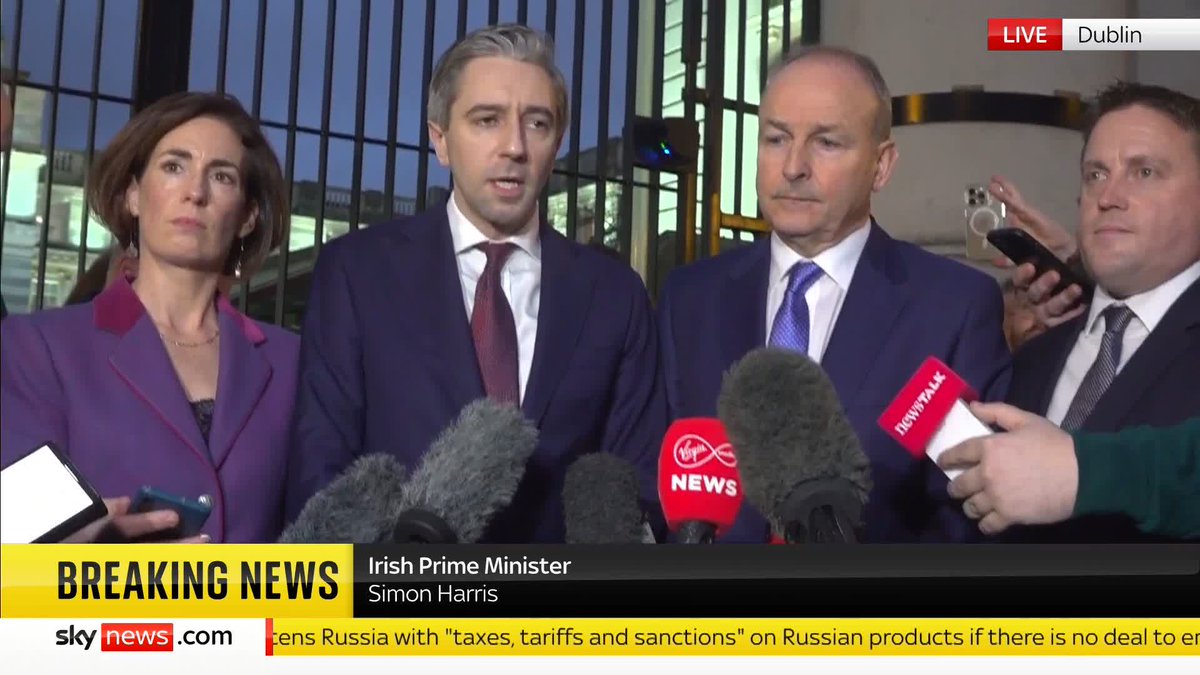 "It is unacceptable and unprecedented". Ireland's foreign affairs minister Micheal Martin says today's delay on the vote for a new prime minister was a "premediated, coordinated and choreographed position by the opposition, particularly by the Sinn Fein party". 📺 Sky 501