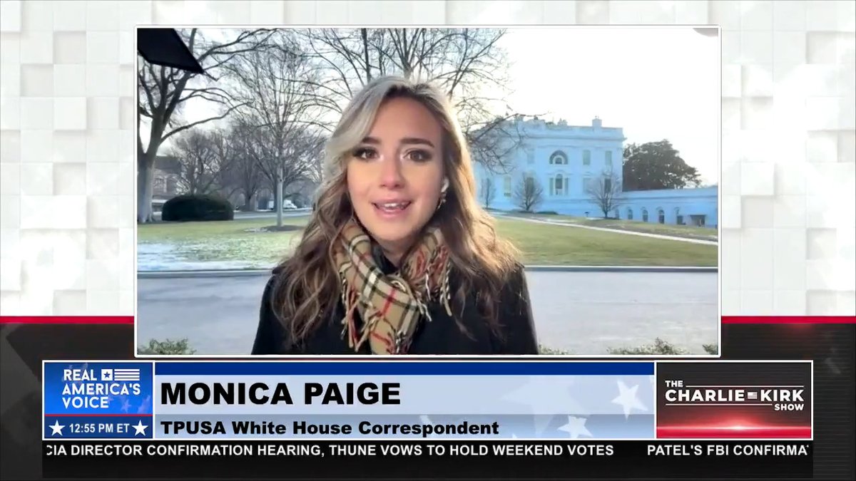 A NEW VOICE IN THE PRESS BRIEFING ROOM Turning Point USA will now have a voice during press briefings, and MONICA PAIGE✰TPUSA wants real answers to YOUR questions. Congrats TPUSA! @CharlieKirk11 ALL YOUR FAVORITE RAV SHOWS ON THE GO! LISTEN NOW!