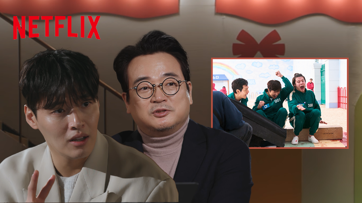 How long did it really take to shoot the Squid Game pentathlon? Go behind the scenes of with cast members Kang Ha-neul and Lee Seo-hwan.