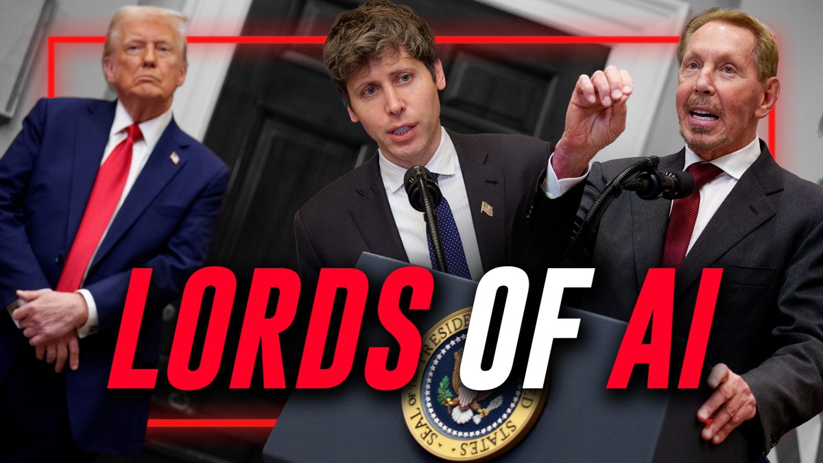 ONE AI TO RULE THEM ALL: Elon Musk Rightly Attacks Sam Altman’s $500 Billion Stargate Proposal After Trump Meets With Lords Of AI Also, Oracle Co-Founder Larry Ellison Promotes Project's mRNA Cancer Vaccines » WATCH/SHARE THE LIVE X STREAM HERE:
