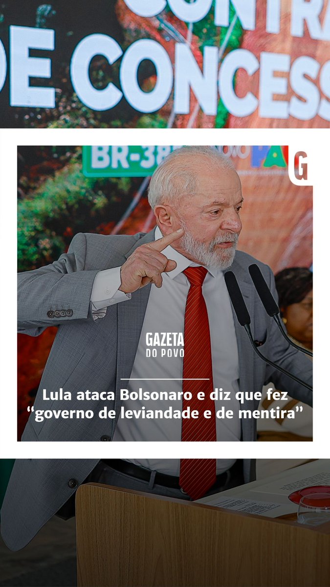 Lula ataca Bolsonaro e diz que fez “governo de leviandade e de mentira”