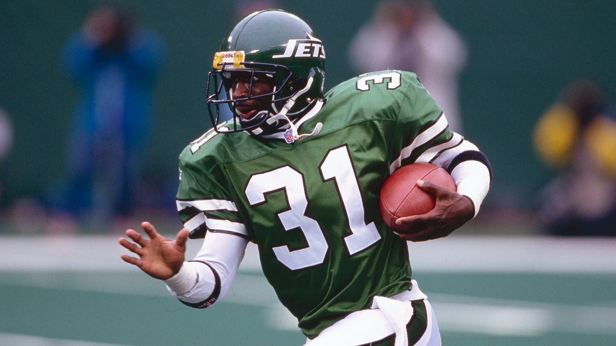 Before he was their head coach, Aaron Glenn was making plays in the New York Jets' secondary 😤 NFL Legacy