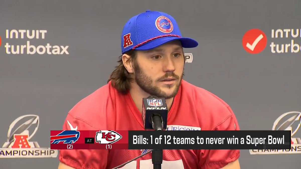 "Patrick is one of the greatest ever to play the game and they're one of the greatest teams to ever be assembled." Josh Allen can’t help but praise the legacy that Patrick Mahomes II and the Kansas City Chiefs have created. 🤝