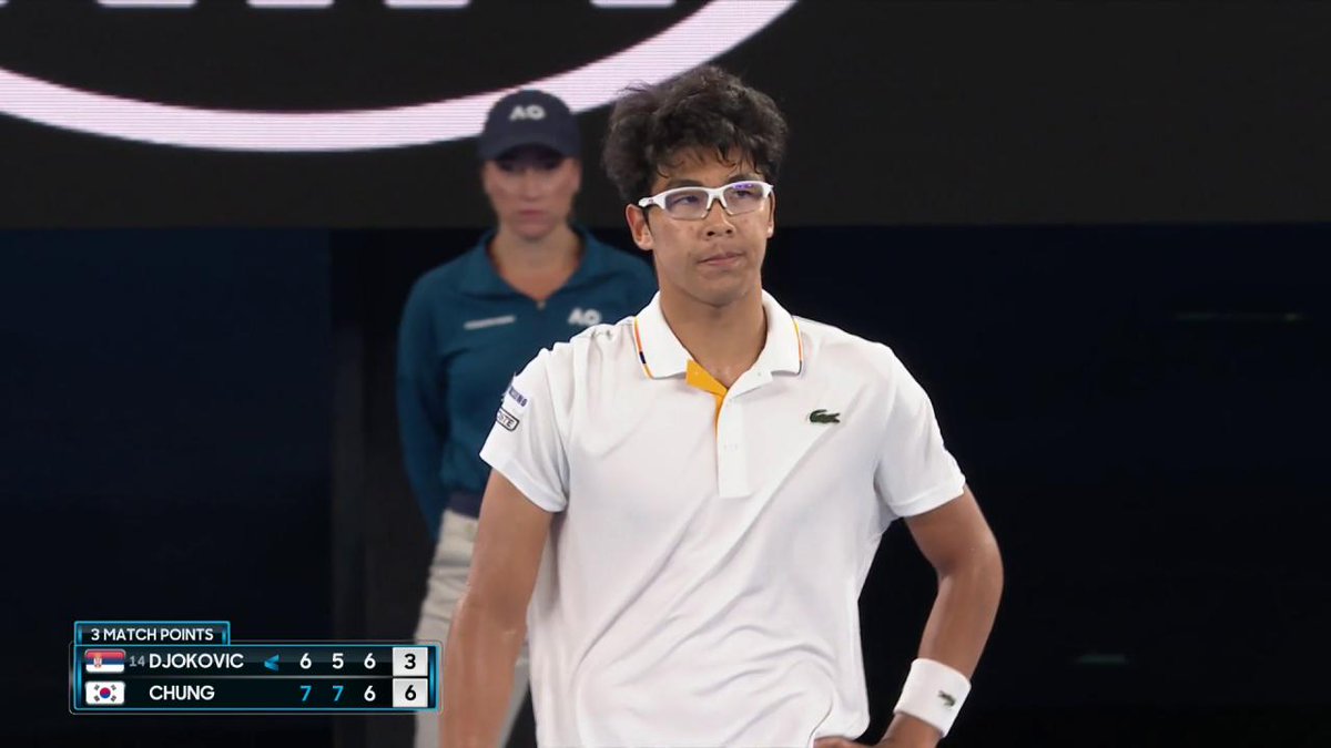 Pasaron 7 aรฑos desde la derrota de Novak Djokovic ante Hyeon Chung en la 4R del Australian Open. Desde ese momento ganรณ cuatro tรญtulos y va por su quinto. El Rey de Melbourne ๐
