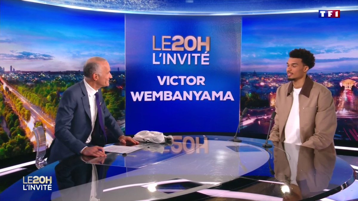 🔴 "Une vie normale ? Non, rien qui s'en rapproche.. mais des passions et des relations humaines normales, oui" ▶️ Victor Wembanyama (Wemby) invité exceptionnel du 20H de TF1