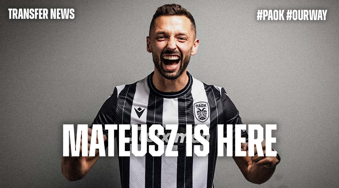 Mateusz is here! #Wieteska #PAOK #OurWay #transfers