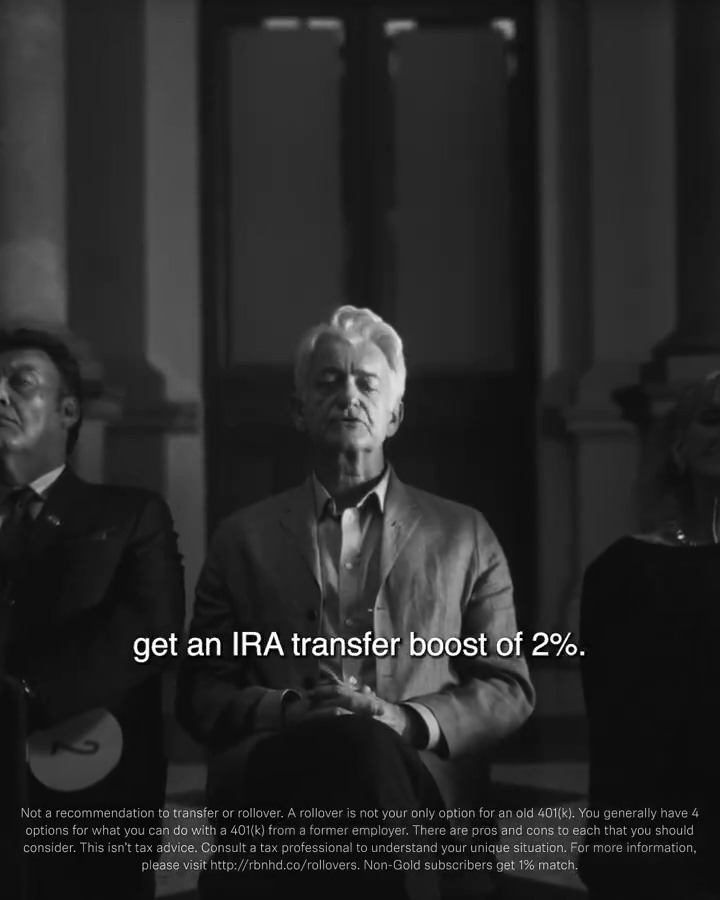 The New Gold Standard, where Robinhood gives its Gold members a 2% match on transfers and rollovers.
