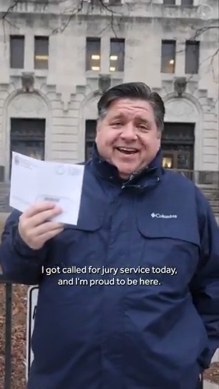 Reporting for duty, Illinois. It was an honor to join all of you in participating in our democratic process as a potential juror this morning.