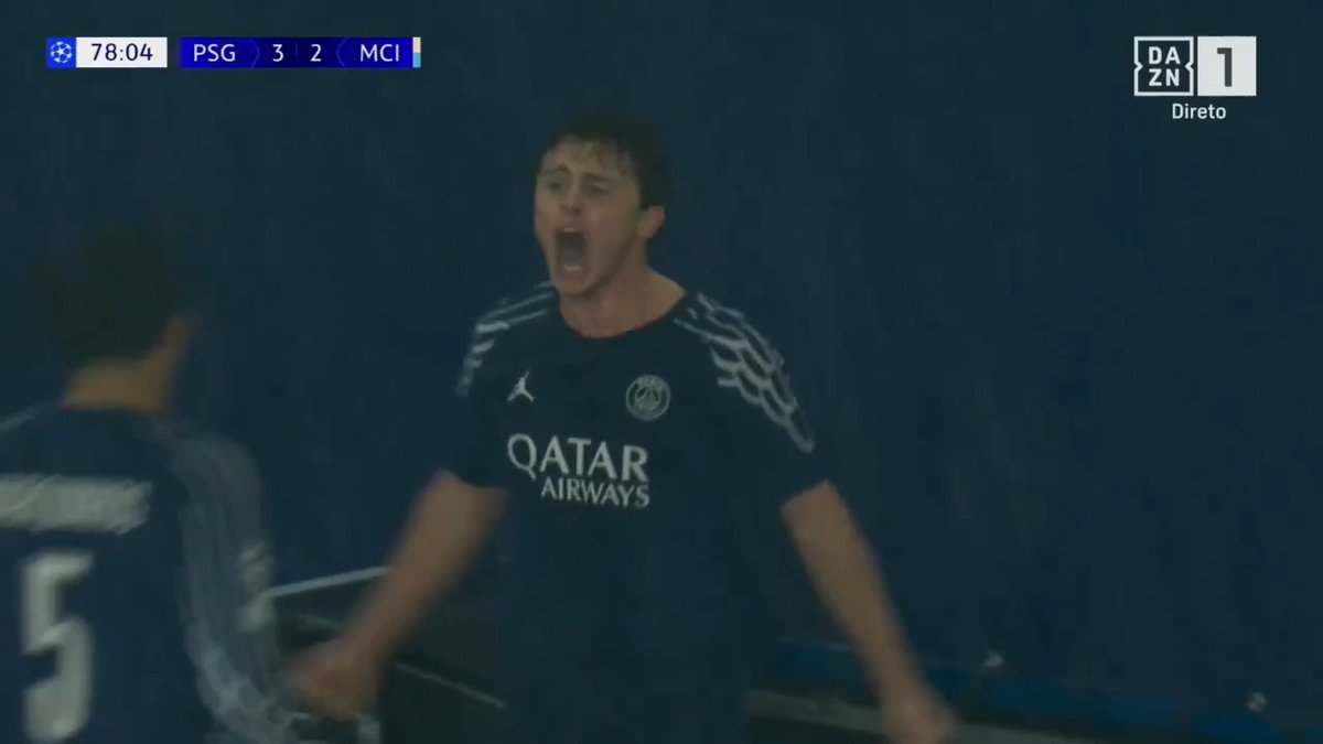 Assistência de Vitinha, golo de João Neves para completar a reviravolta contra o Man City 💥🇵🇹