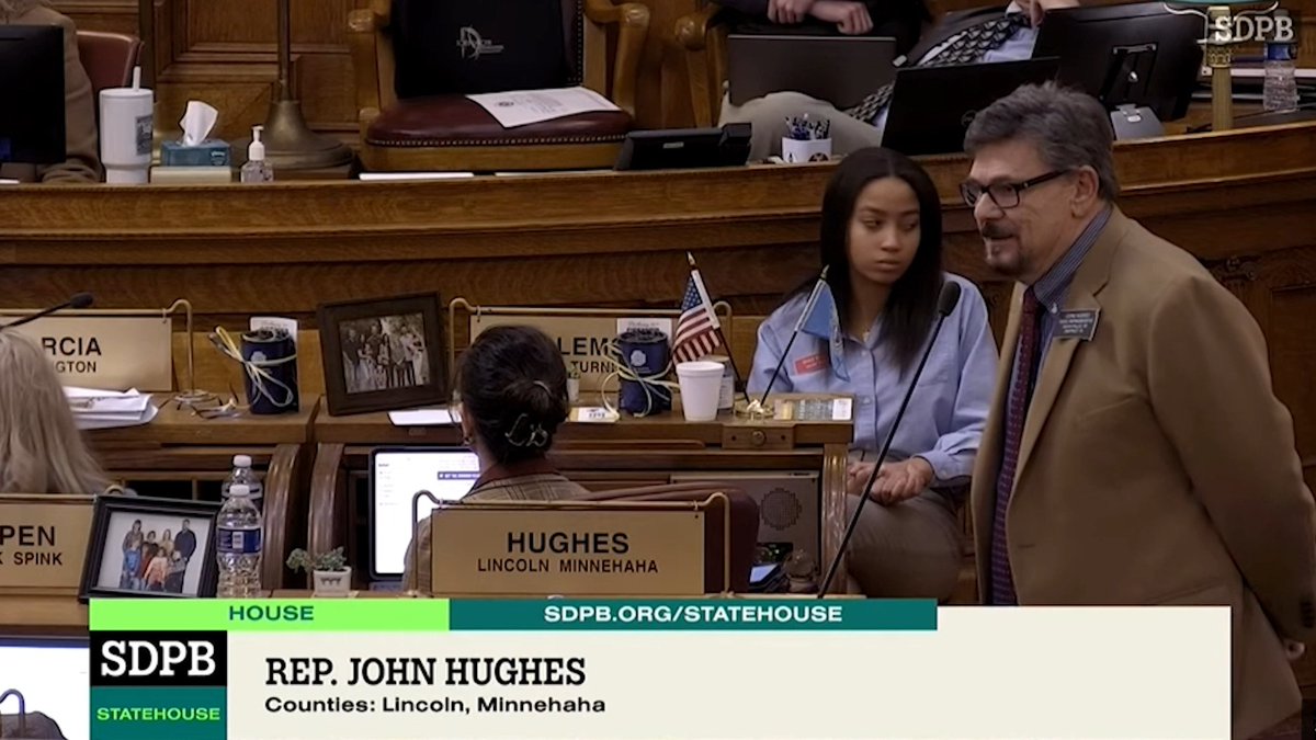 South Dakota State Rep. John Hughes (R-Sioux Falls): “You’ll hear people like Sen. [Amy] Klobuchar, 'Democracy, democracy, democracy, democracy.' that’s all you’ll hear. Folks, we are not a democracy.”
