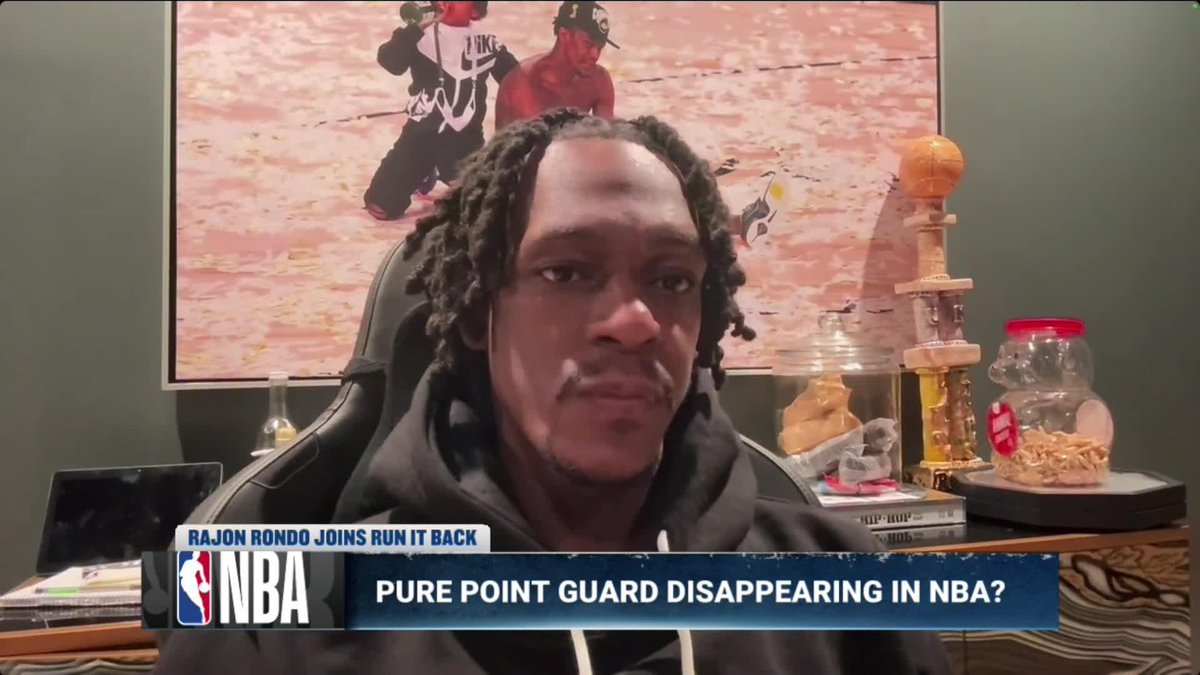Rajon Rondo on which young point guard he would build around right now "If I can get my hands on Cade Cunningham...I think he could become a pure point guard." Via Run It Back