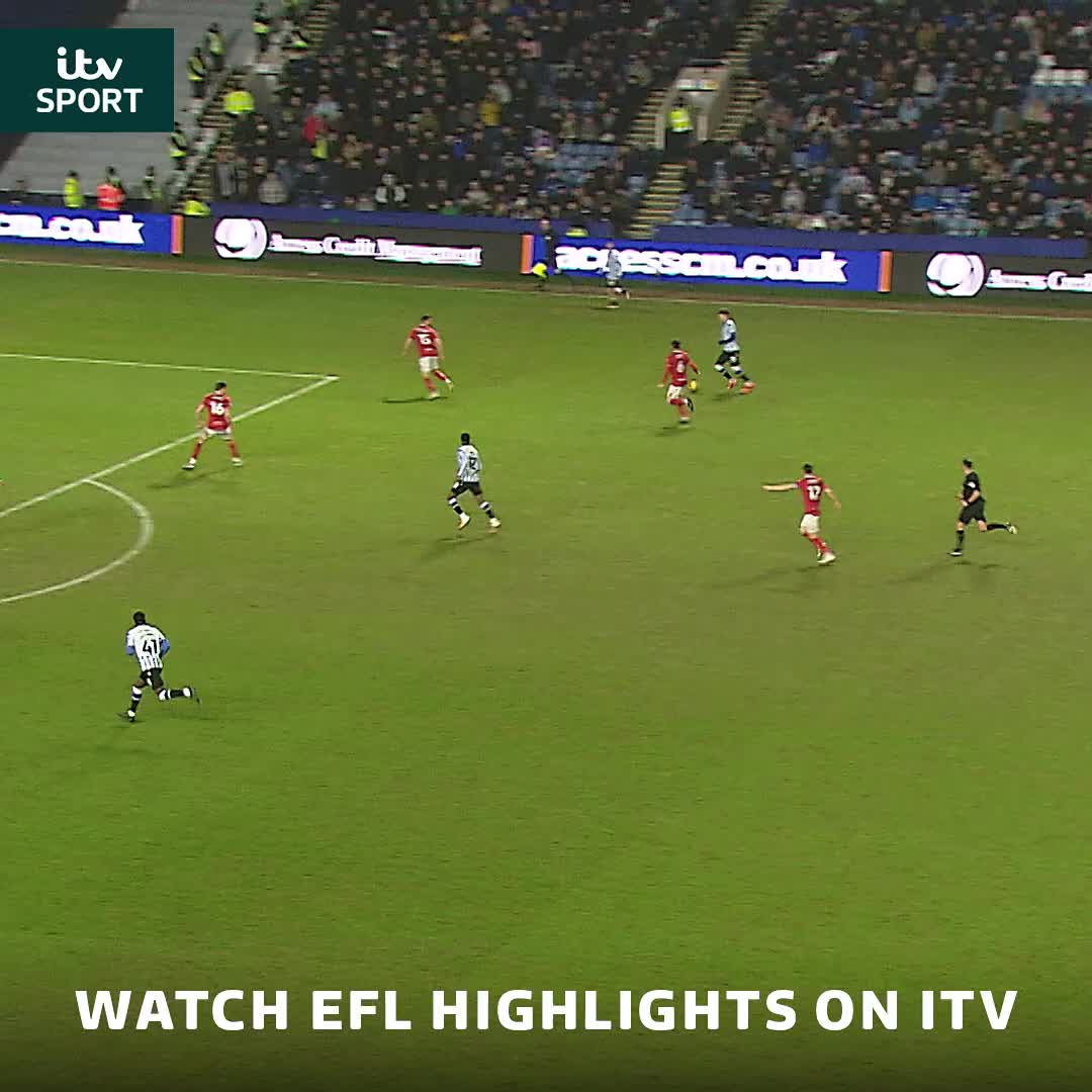 Perfect placement from Bernard 🎯 A goal any striker would be proud of 👏 #ITVFootball | EFL | Sheffield Wednesday