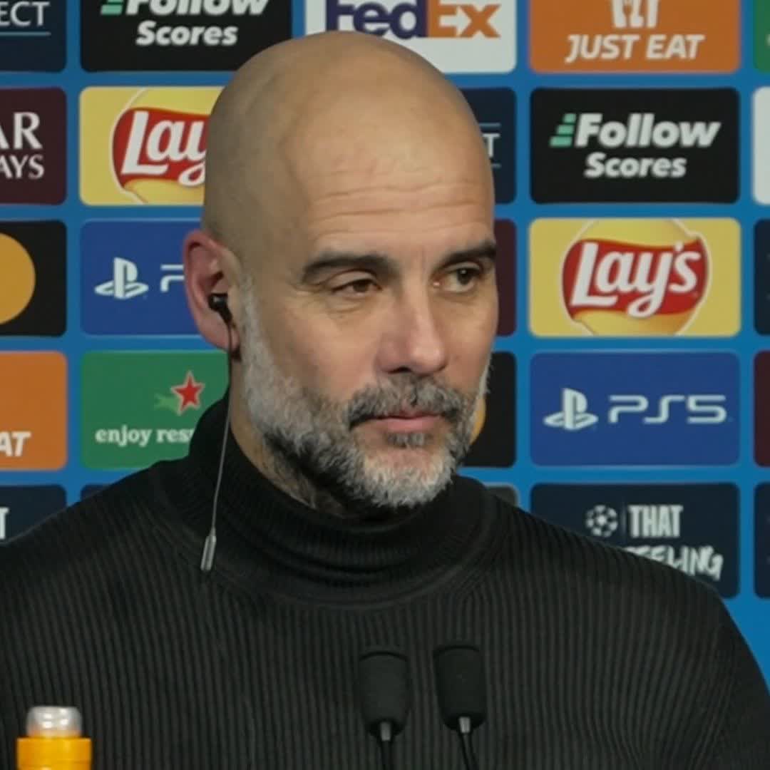 "We could not cope" 💬 Pep Guardiola reacts to Man City's 4-2 defeat at PSG 🔵